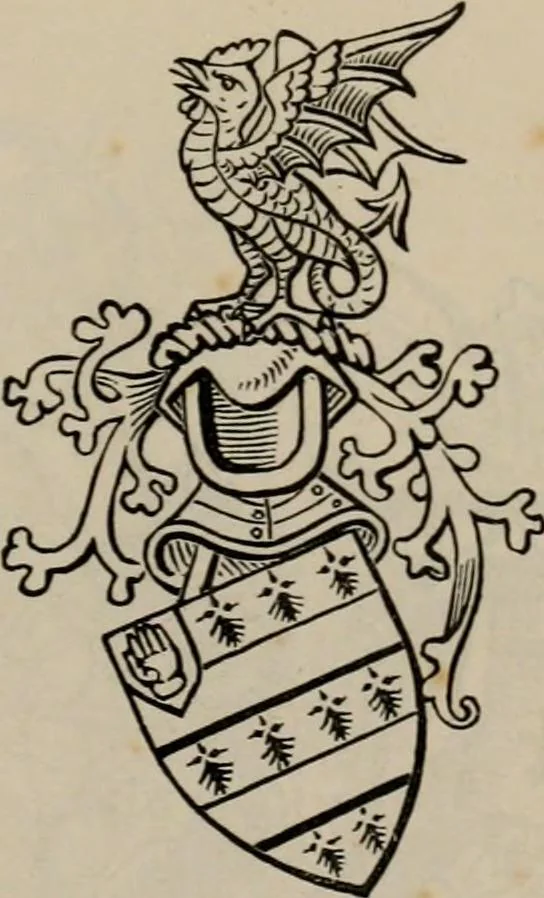 An illustration from The peerage, baronetage, and knightage of the British Empire : for 1882, 1883, leaf 498