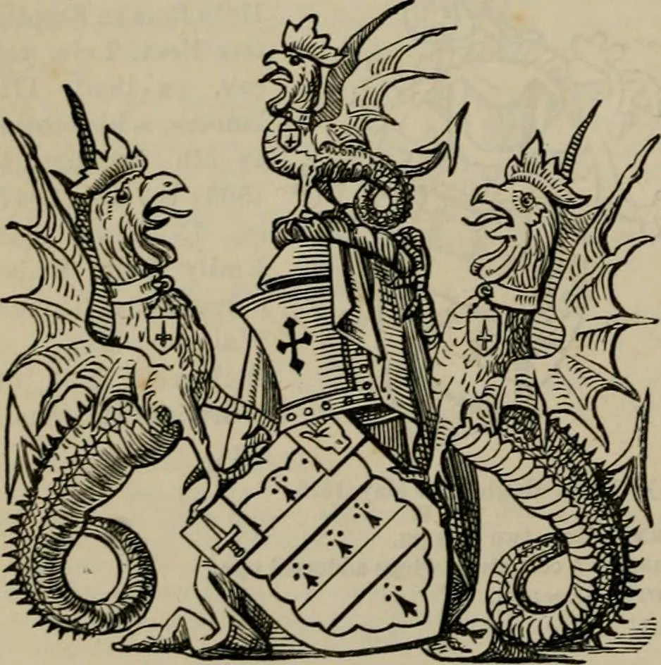An illustration from The peerage, baronetage, and knightage of the British Empire : for 1882, 1883, leaf 499
