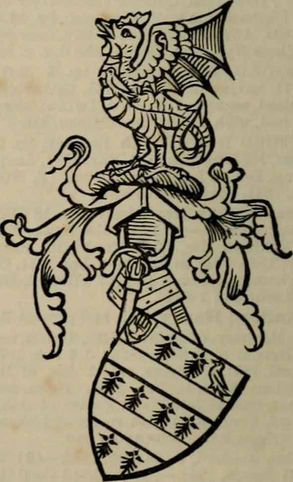 An illustration from The peerage, baronetage, and knightage of the British Empire : for 1882, 1883, leaf 499