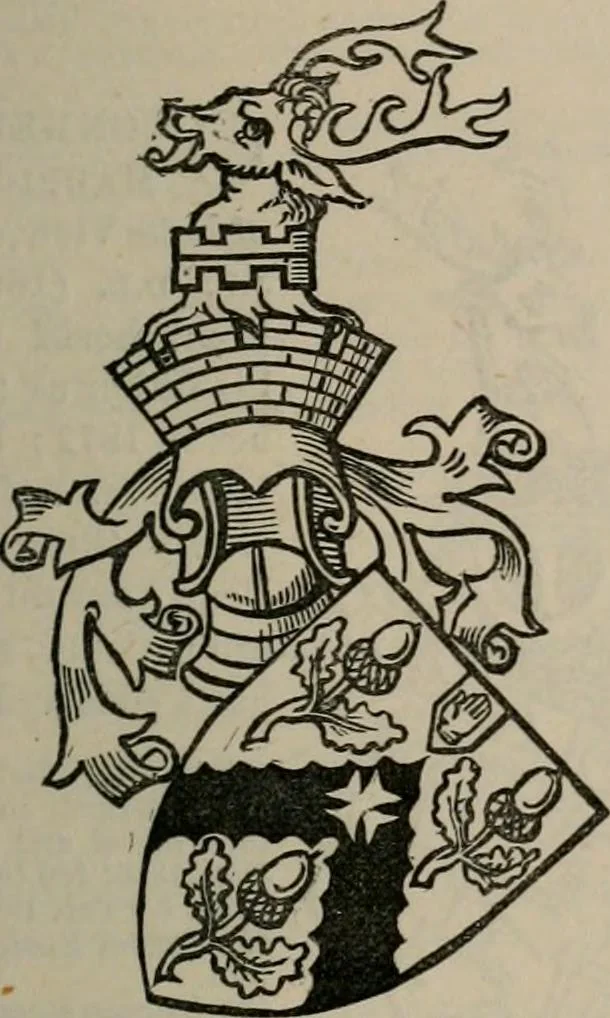 An illustration from The peerage, baronetage, and knightage of the British Empire : for 1882, 1883, leaf 502