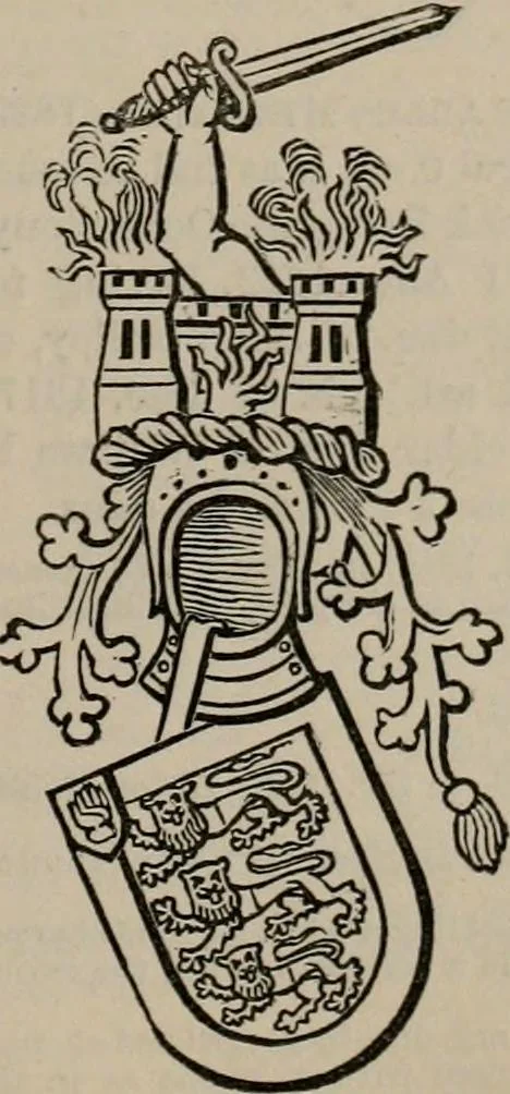 An illustration from The peerage, baronetage, and knightage of the British Empire : for 1882, 1883, leaf 502