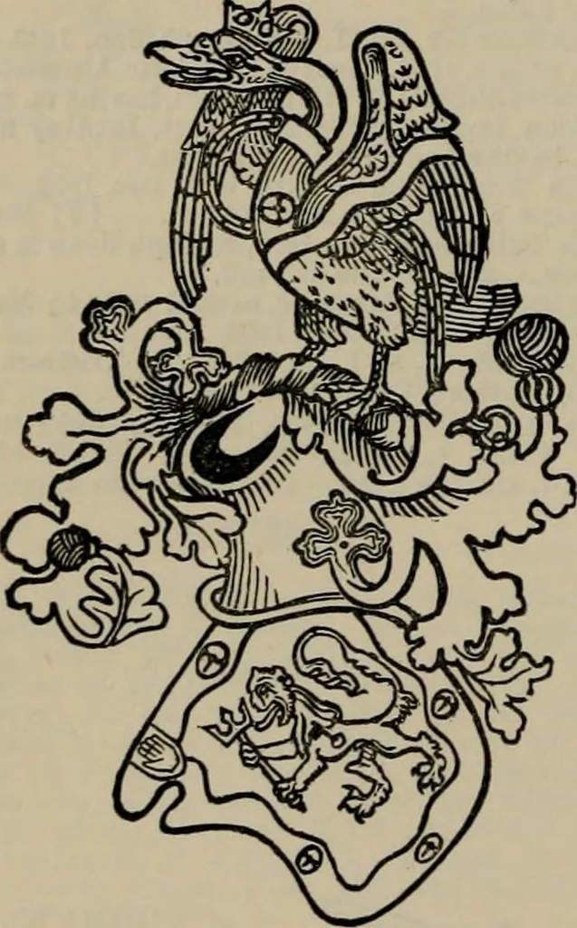 An illustration from The peerage, baronetage, and knightage of the British Empire : for 1882, 1883, leaf 503
