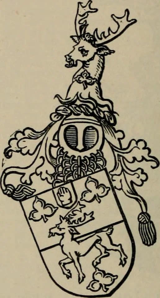 An illustration from The peerage, baronetage, and knightage of the British Empire : for 1882, 1883, leaf 503