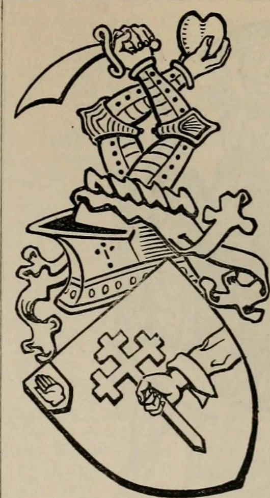 An illustration from The peerage, baronetage, and knightage of the British Empire : for 1882, 1883, leaf 504