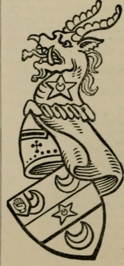 An illustration from The peerage, baronetage, and knightage of the British Empire : for 1882, 1883, leaf 505