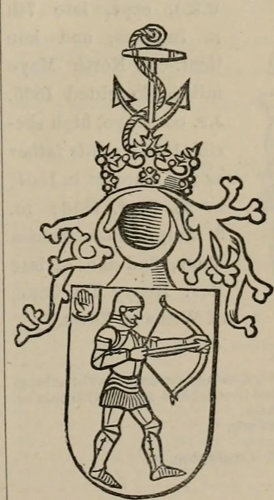 An illustration from The peerage, baronetage, and knightage of the British Empire : for 1882, 1883, leaf 506