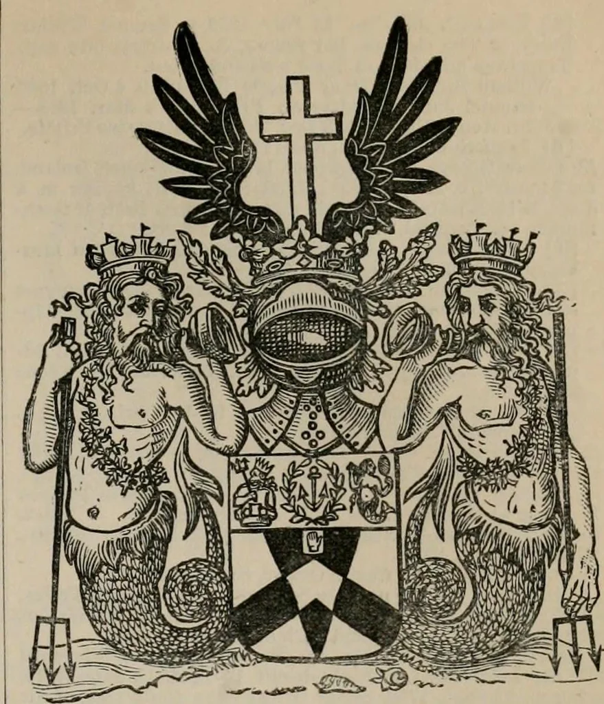 An illustration from The peerage, baronetage, and knightage of the British Empire : for 1882, 1883, leaf 510