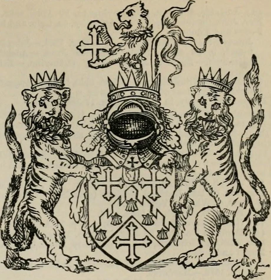 An illustration from The peerage, baronetage, and knightage of the British Empire : for 1882, 1883, leaf 512