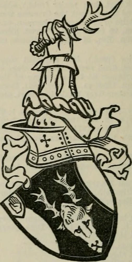 An illustration from The peerage, baronetage, and knightage of the British Empire : for 1882, 1883, leaf 517