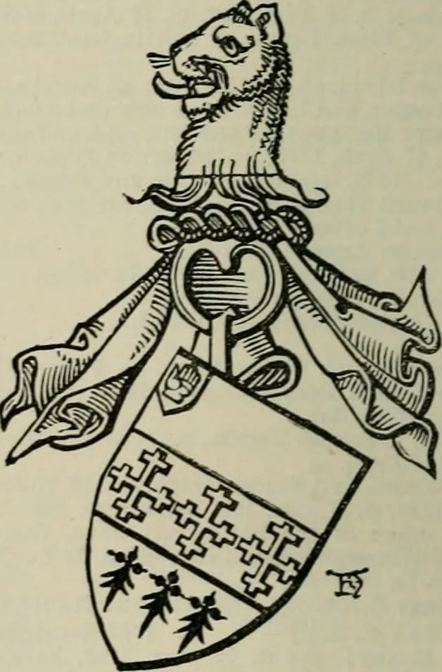 An illustration from The peerage, baronetage, and knightage of the British Empire : for 1882, 1883, leaf 521