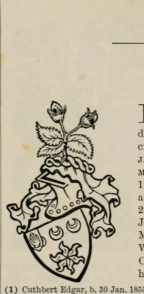 An illustration from The peerage, baronetage, and knightage of the British Empire : for 1882, 1883, leaf 524