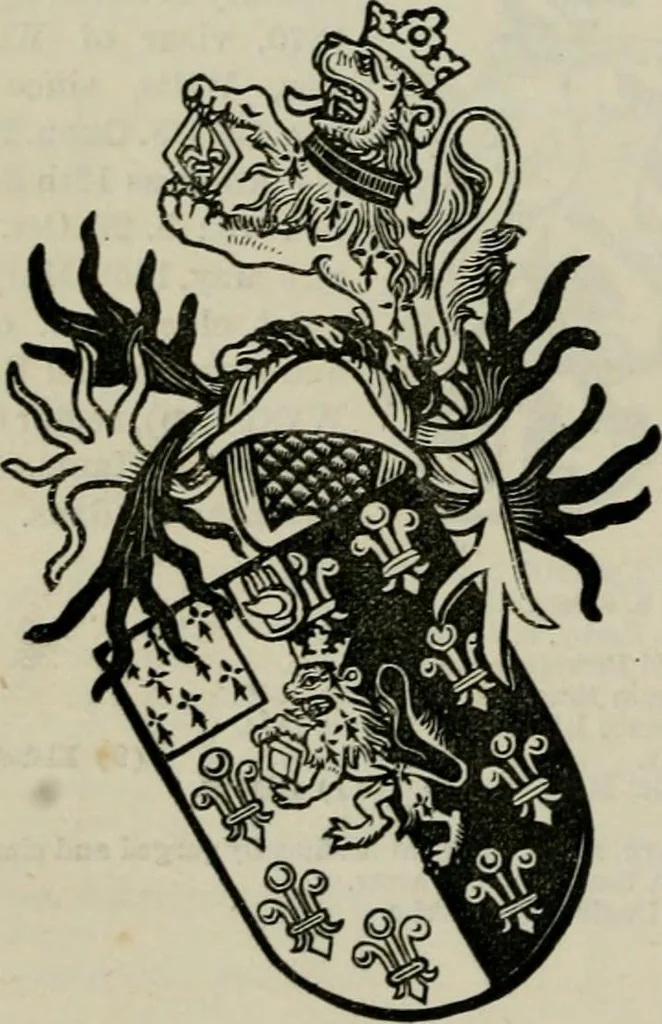 An illustration from The peerage, baronetage, and knightage of the British Empire : for 1882, 1883, leaf 533