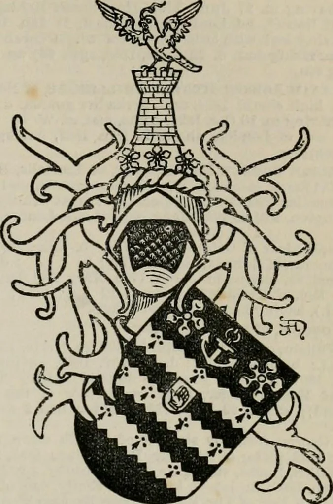 An illustration from The peerage, baronetage, and knightage of the British Empire : for 1882, 1883, leaf 534