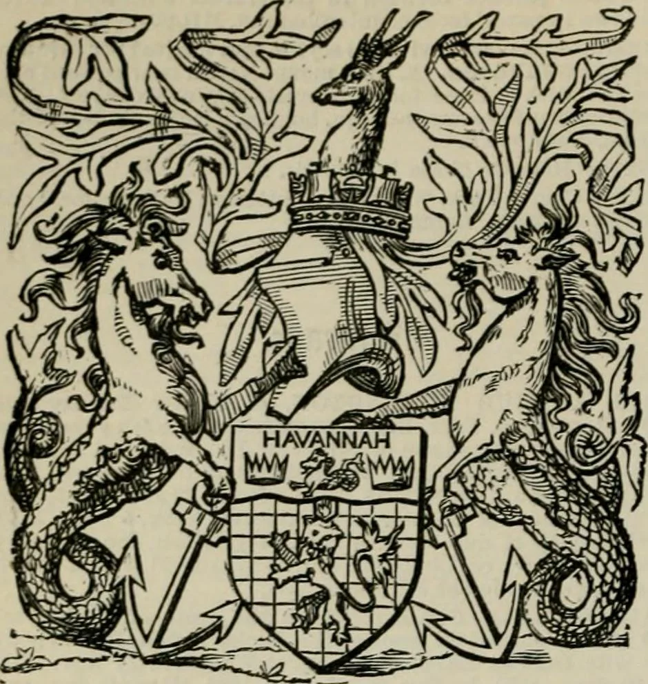 An illustration from The peerage, baronetage, and knightage of the British Empire : for 1882, 1883, leaf 539