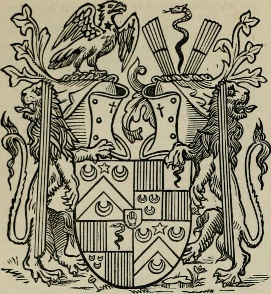 An illustration from The peerage, baronetage, and knightage of the British Empire : for 1882, 1883, leaf 541
