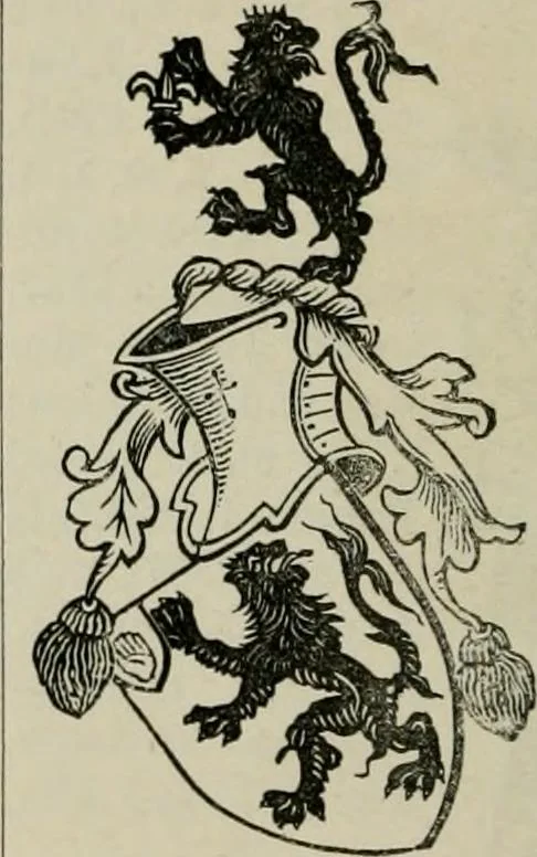 An illustration from The peerage, baronetage, and knightage of the British Empire : for 1882, 1883, leaf 553