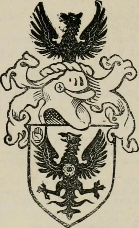 An illustration from The peerage, baronetage, and knightage of the British Empire : for 1882, 1883, leaf 556
