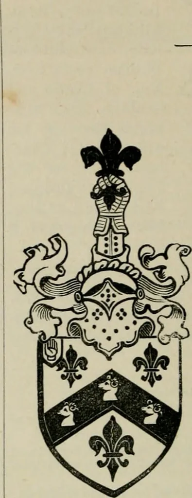 An illustration from The peerage, baronetage, and knightage of the British Empire : for 1882, 1883, leaf 557
