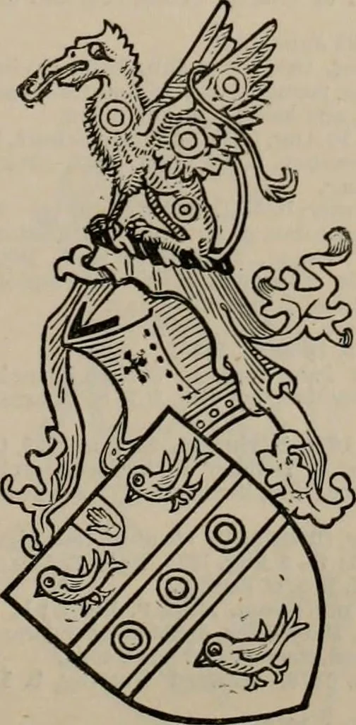 An illustration from The peerage, baronetage, and knightage of the British Empire : for 1882, 1883, leaf 56