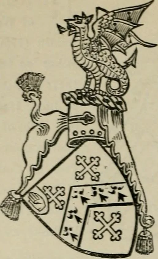 An illustration from The peerage, baronetage, and knightage of the British Empire : for 1882, 1883, leaf 563
