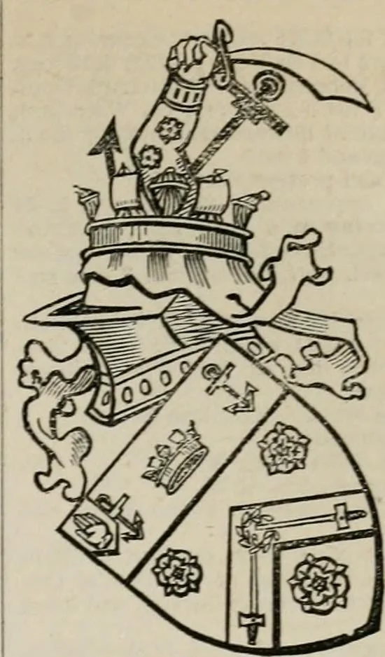 An illustration from The peerage, baronetage, and knightage of the British Empire : for 1882, 1883, leaf 564