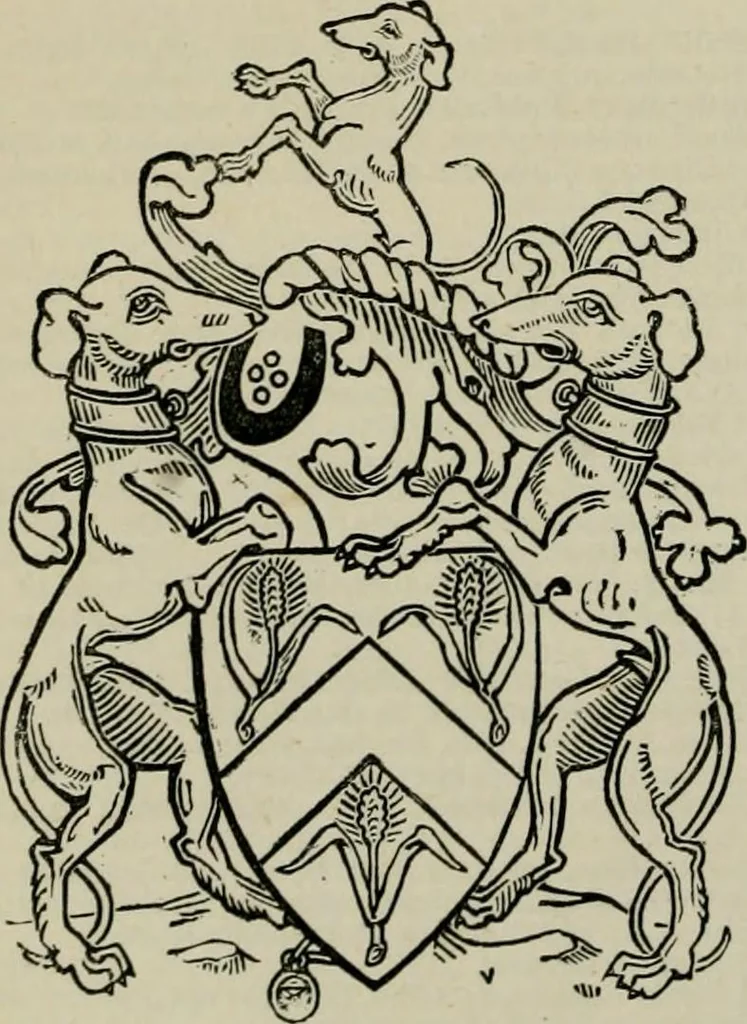 An illustration from The peerage, baronetage, and knightage of the British Empire : for 1882, 1883, leaf 565