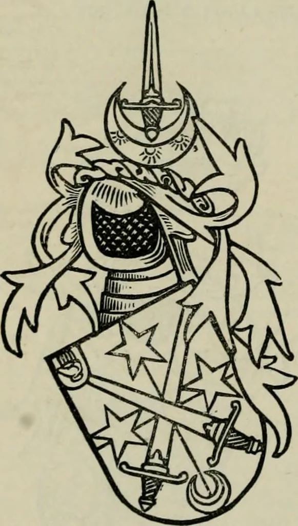 An illustration from The peerage, baronetage, and knightage of the British Empire : for 1882, 1883, leaf 569