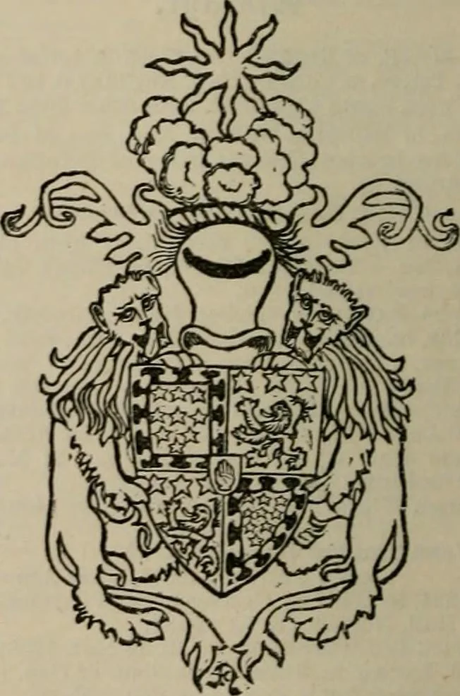 An illustration from The peerage, baronetage, and knightage of the British Empire : for 1882, 1883, leaf 57
