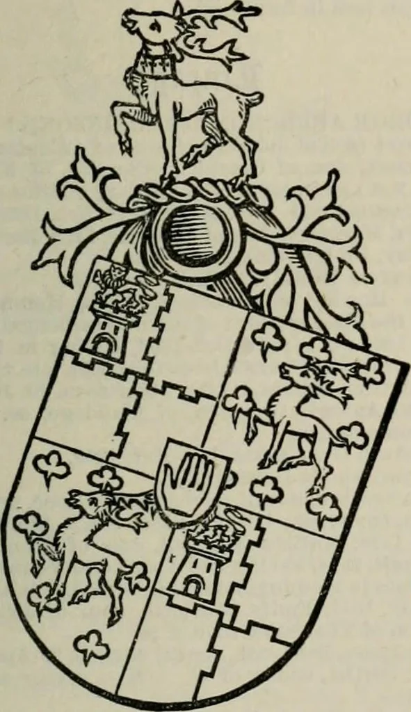 An illustration from The peerage, baronetage, and knightage of the British Empire : for 1882, 1883, leaf 572