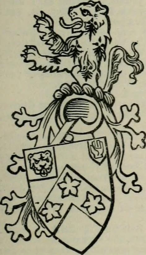 An illustration from The peerage, baronetage, and knightage of the British Empire : for 1882, 1883, leaf 580