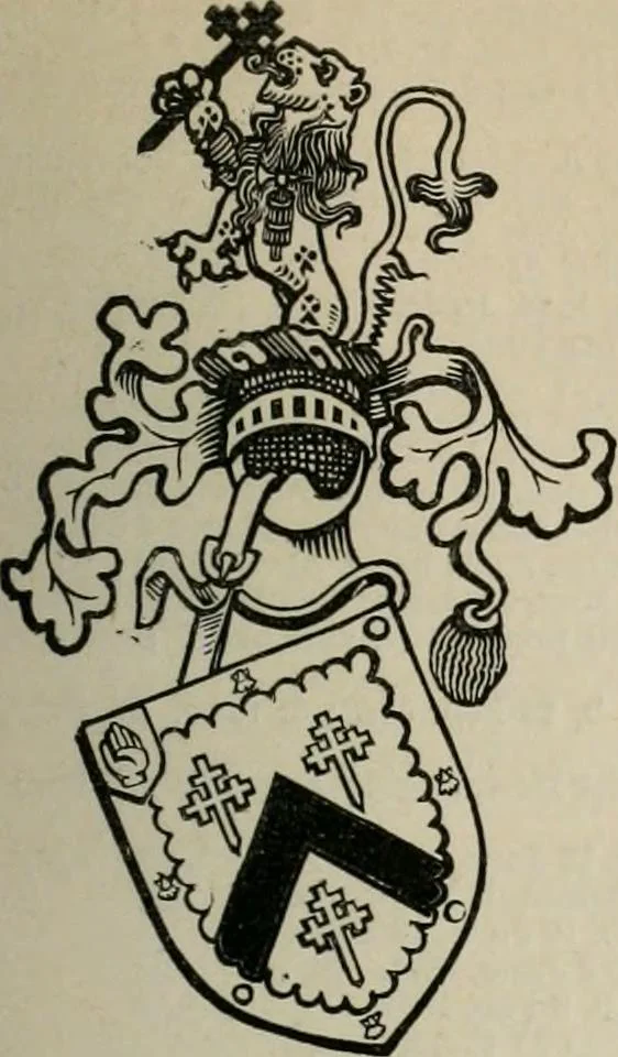 An illustration from The peerage, baronetage, and knightage of the British Empire : for 1882, 1883, leaf 582