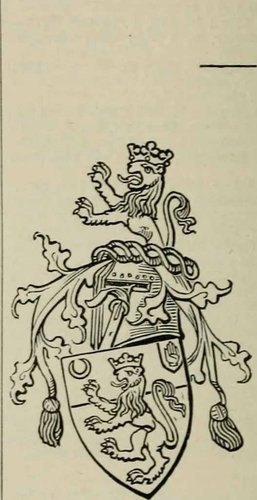 An illustration from The peerage, baronetage, and knightage of the British Empire : for 1882, 1883, leaf 585