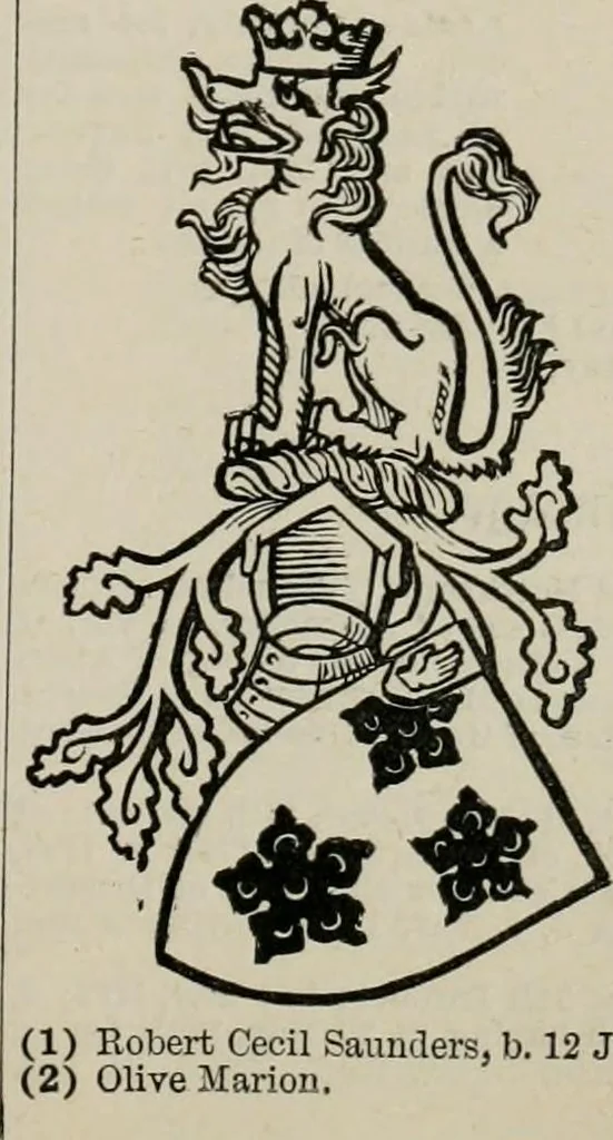 An illustration from The peerage, baronetage, and knightage of the British Empire : for 1882, 1883, leaf 592