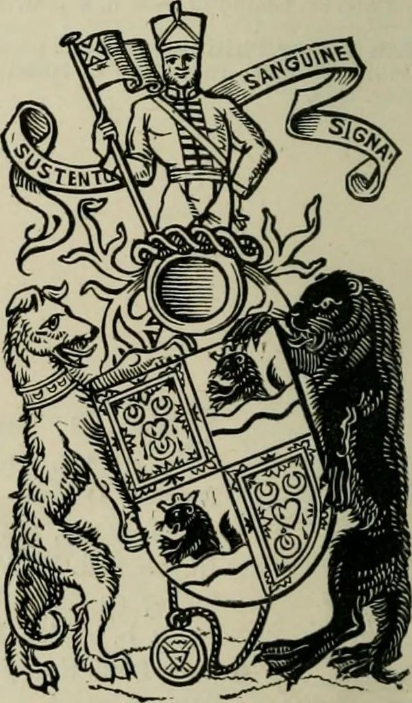 An illustration from The peerage, baronetage, and knightage of the British Empire : for 1882, 1883, leaf 593