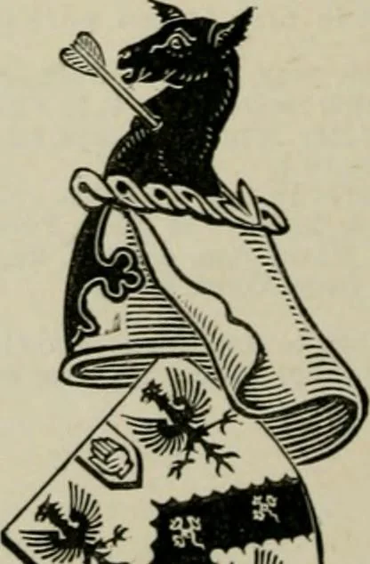 An illustration from The peerage, baronetage, and knightage of the British Empire : for 1882, 1883, leaf 597