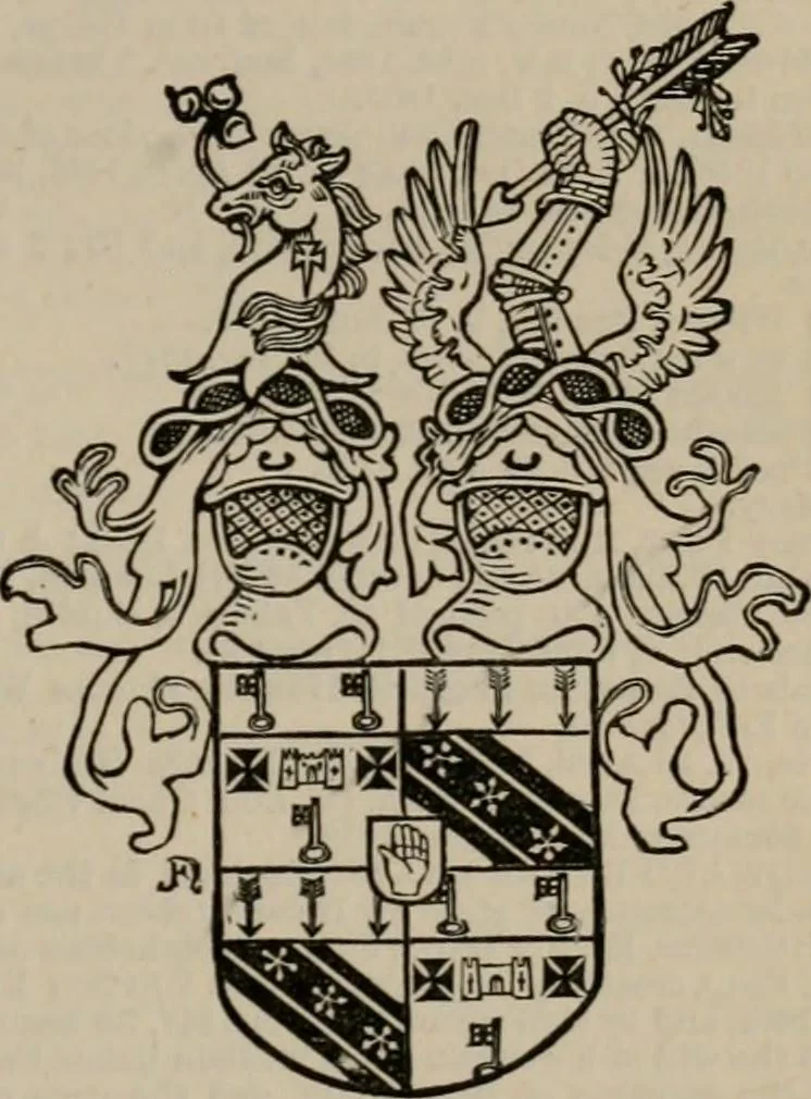 An illustration from The peerage, baronetage, and knightage of the British Empire : for 1882, 1883, leaf 60
