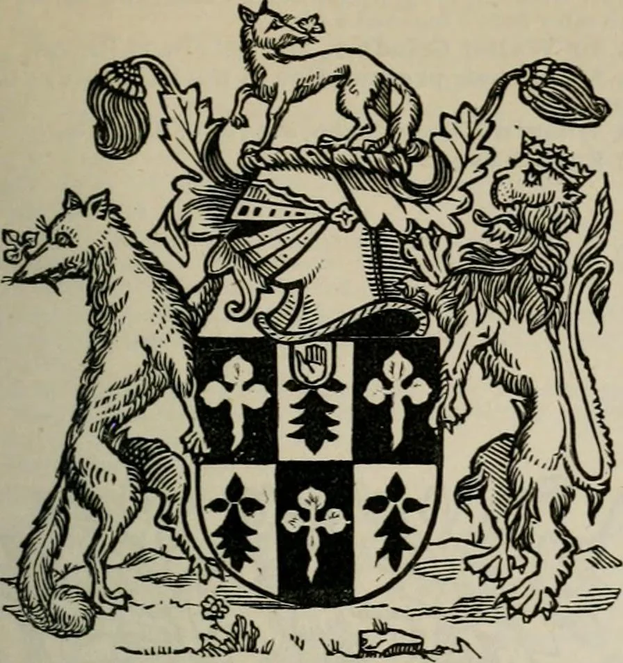 An illustration from The peerage, baronetage, and knightage of the British Empire : for 1882, 1883, leaf 602