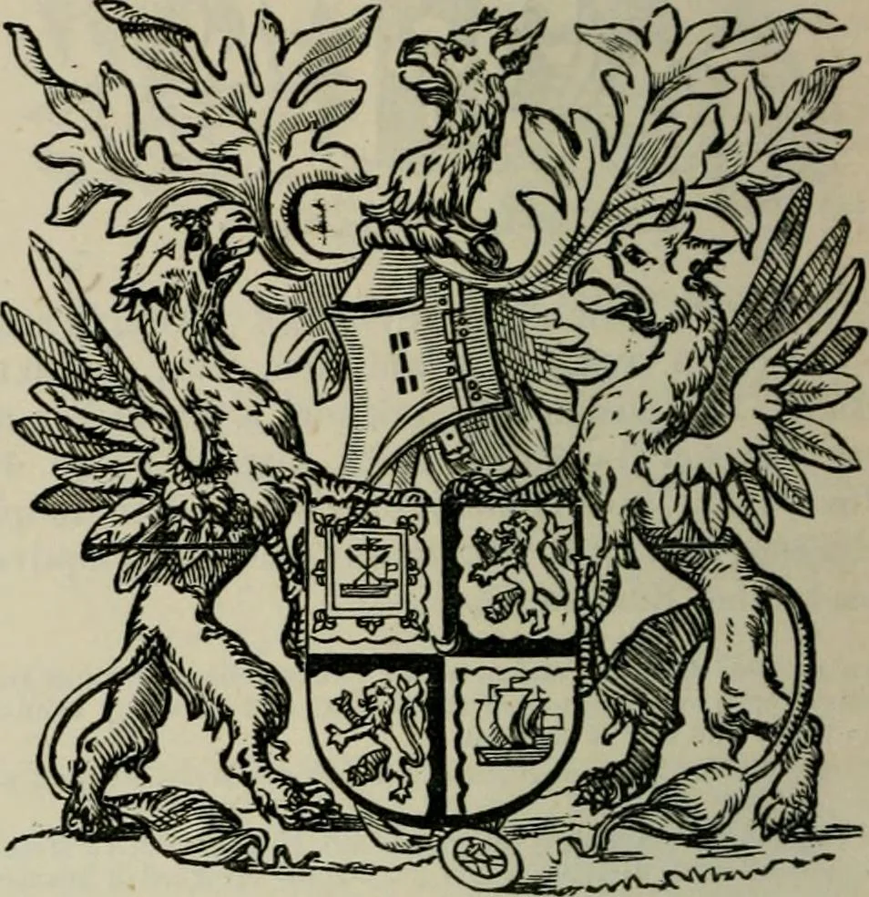 An illustration from The peerage, baronetage, and knightage of the British Empire : for 1882, 1883, leaf 603