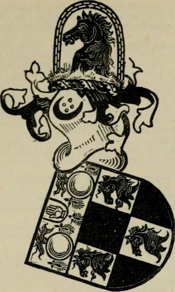 An illustration from The peerage, baronetage, and knightage of the British Empire : for 1882, 1883, leaf 607