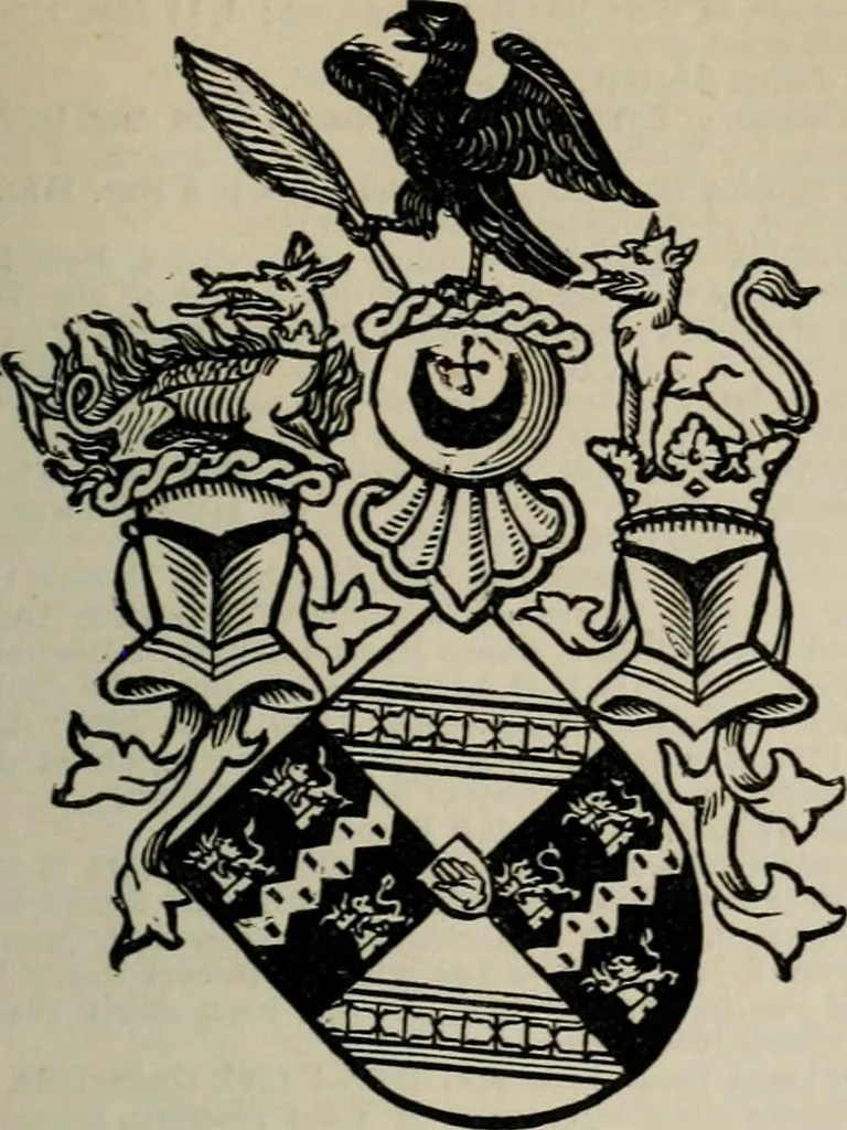 An illustration from The peerage, baronetage, and knightage of the British Empire : for 1882, 1883, leaf 608