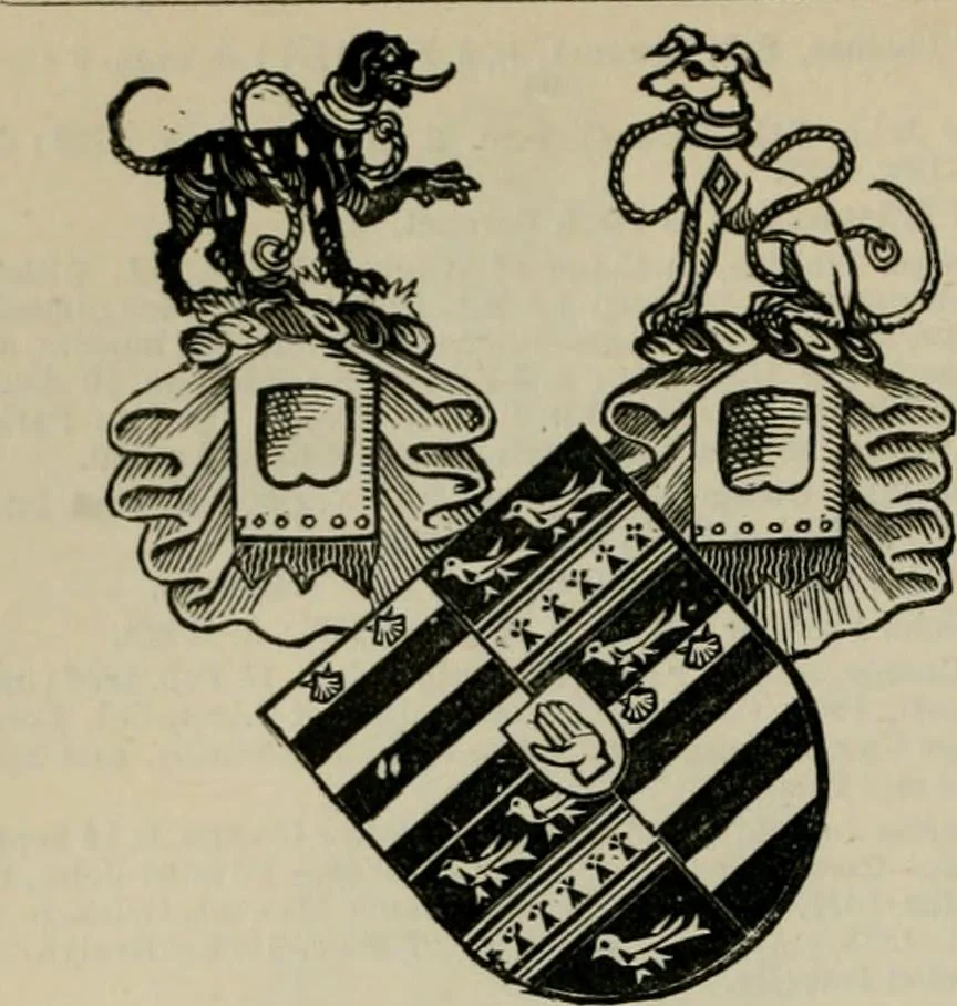 An illustration from The peerage, baronetage, and knightage of the British Empire : for 1882, 1883, leaf 609