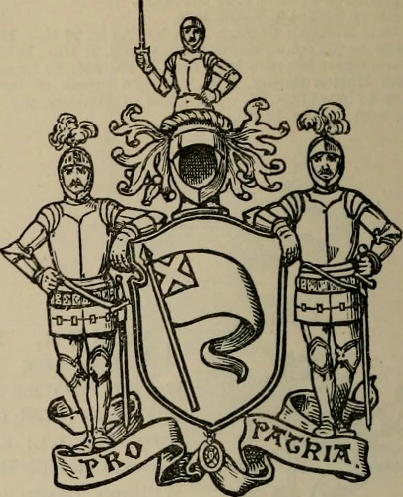 An illustration from The peerage, baronetage, and knightage of the British Empire : for 1882, 1883, leaf 61