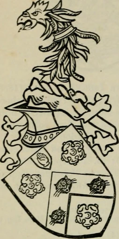 An illustration from The peerage, baronetage, and knightage of the British Empire : for 1882, 1883, leaf 613