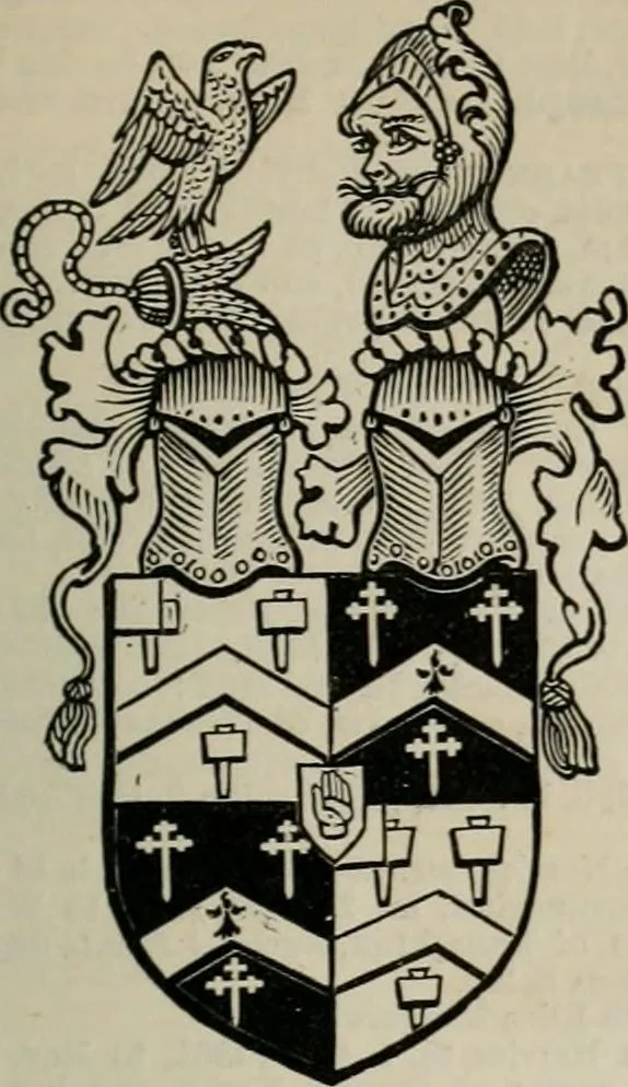An illustration from The peerage, baronetage, and knightage of the British Empire : for 1882, 1883, leaf 614