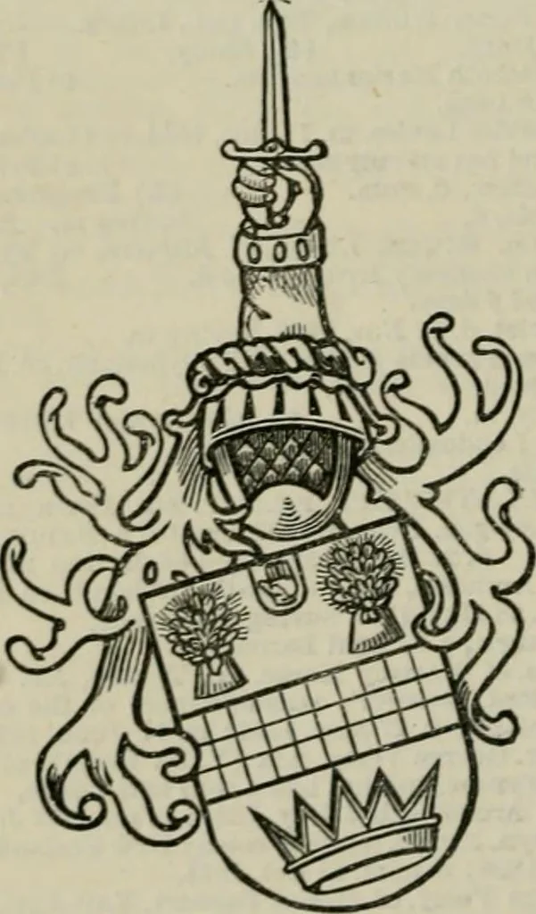 An illustration from The peerage, baronetage, and knightage of the British Empire : for 1882, 1883, leaf 623