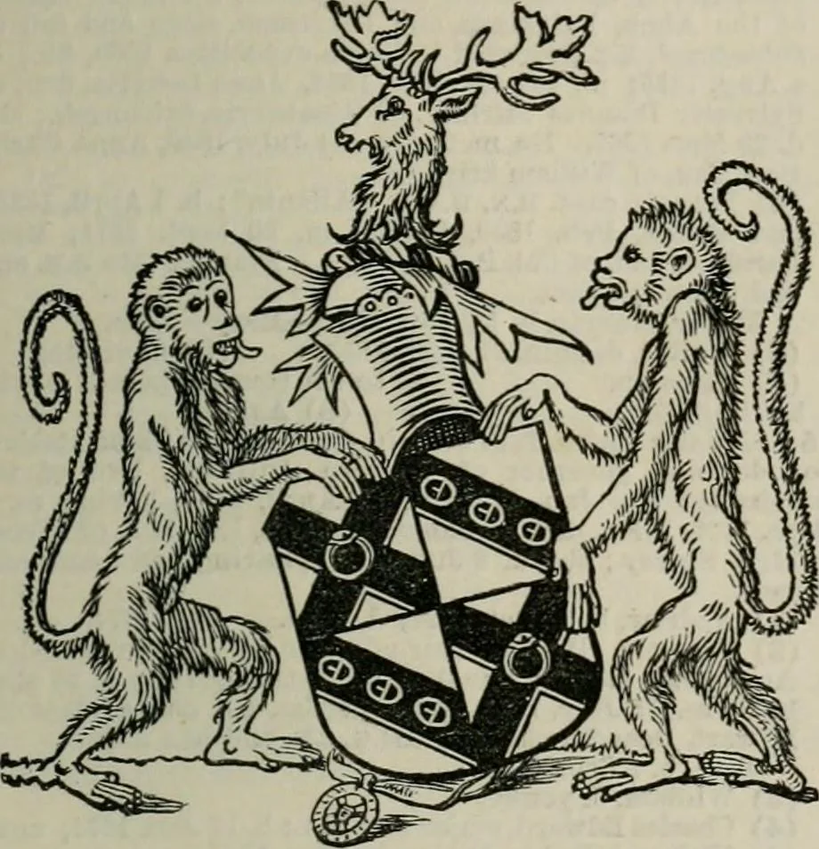 An illustration from The peerage, baronetage, and knightage of the British Empire : for 1882, 1883, leaf 624