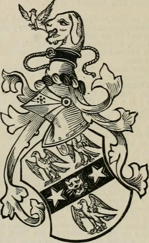 An illustration from The peerage, baronetage, and knightage of the British Empire : for 1882, 1883, leaf 626