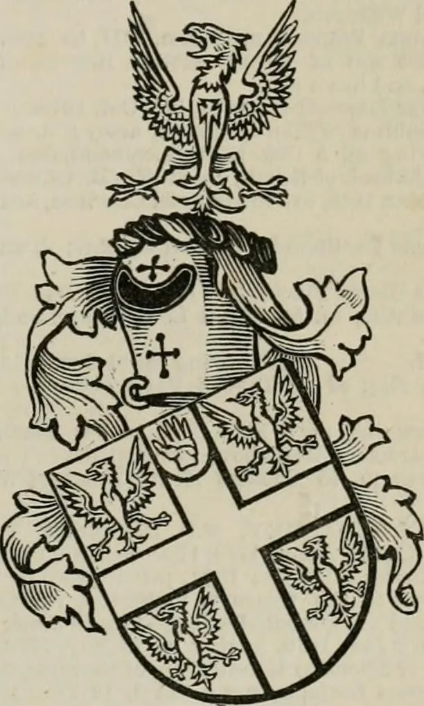 An illustration from The peerage, baronetage, and knightage of the British Empire : for 1882, 1883, leaf 628
