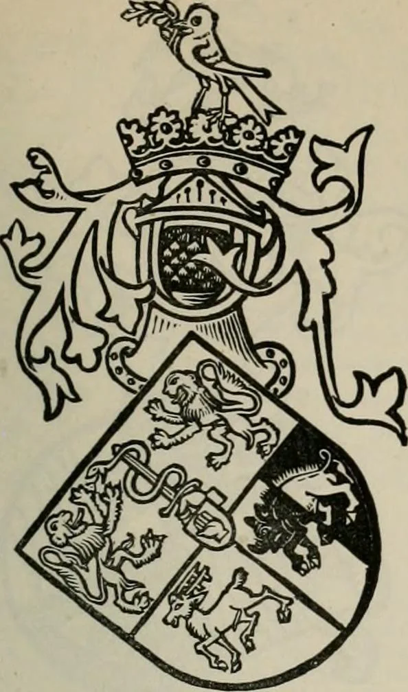 An illustration from The peerage, baronetage, and knightage of the British Empire : for 1882, 1883, leaf 634