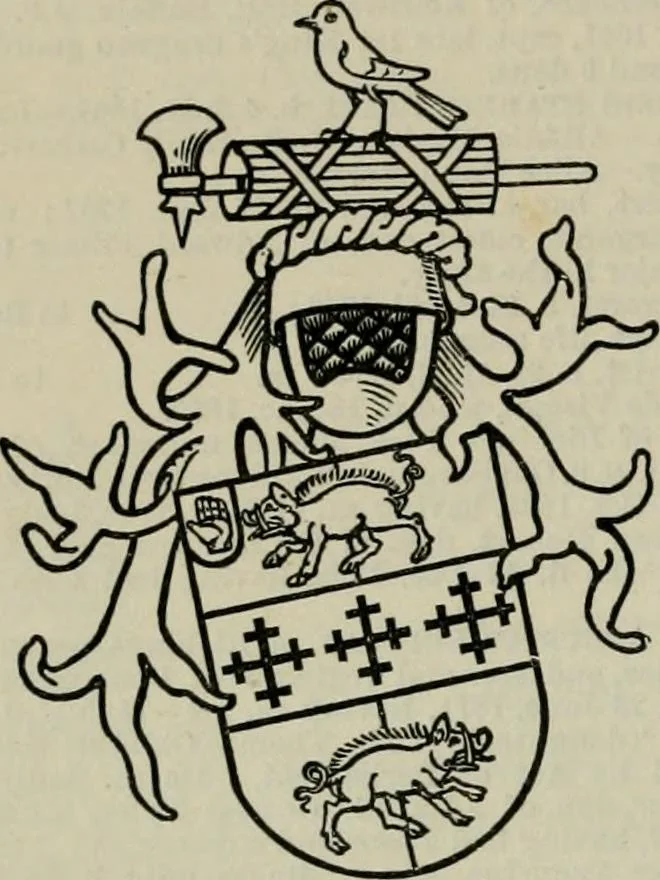 An illustration from The peerage, baronetage, and knightage of the British Empire : for 1882, 1883, leaf 635